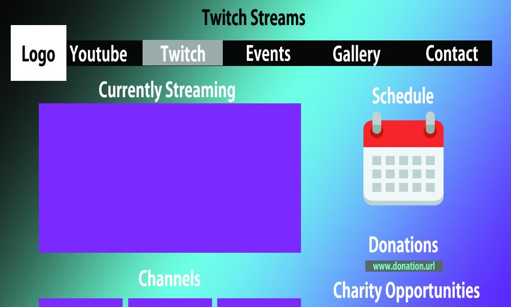 twitch page example